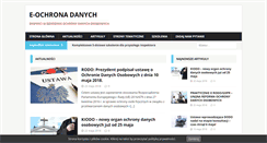 Desktop Screenshot of e-ochronadanych.pl