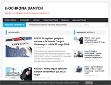 Tablet Screenshot of e-ochronadanych.pl